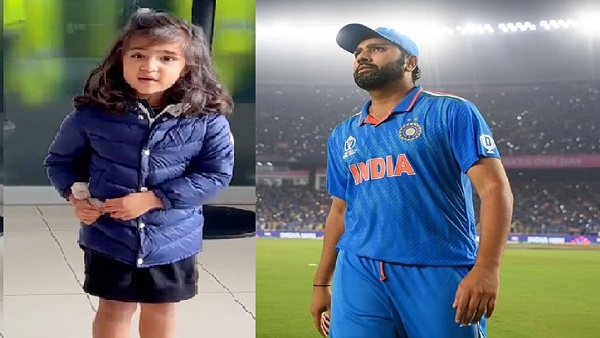 rohit sharma and his daughter