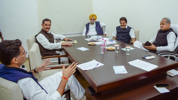 congress leaders meeting Rajasthan