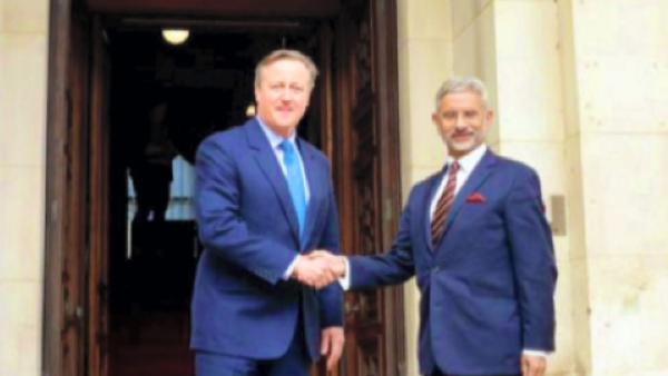 S Jaishankar UK Visit meets David Cameron
