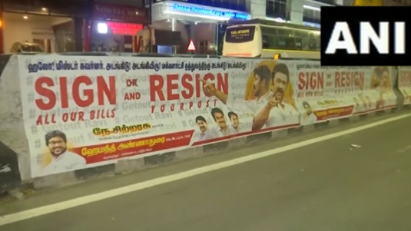 Tamil Nadu Governor against posters