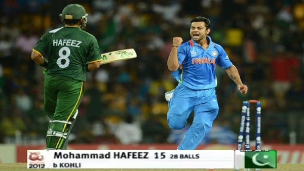 Virat Kohli, Mohammad Hafeez