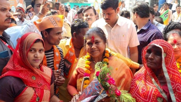 Sadhvi Niranjan Jyoti: Kamal Nath Congress government made farmers defaulters in name of loan waiver