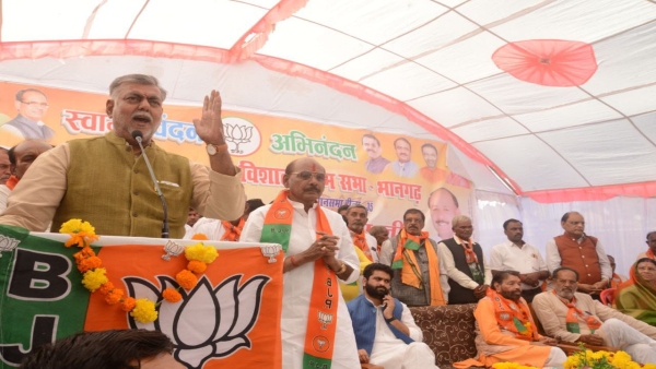 Prahlad Patel targeted Congress regarding tribals and Muslims in Sagar Bina Assembly