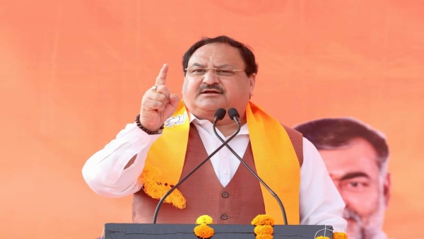 BJP JP Nadda said in public meeting in Rewa Tyonthar - Congress leader is money collector BJP JP Nadda said in public meeting in Rewa Tyonthar - Congress leader is money collector