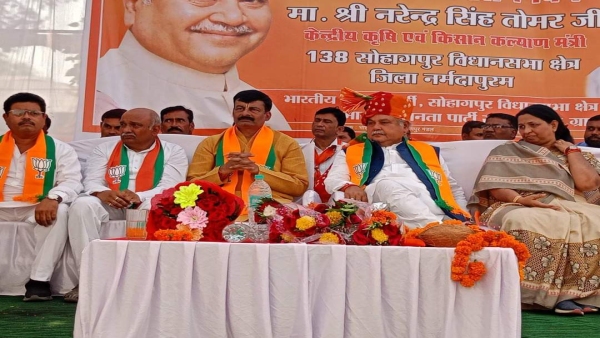 Congress launched Rahul Gandhi seven times, Minister Narendra Singh Tomar big statement in Raisen