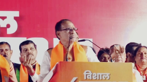 CM Shivraj roared at Priyanka Gandhi in South West region, said - Congress is threatening sisters