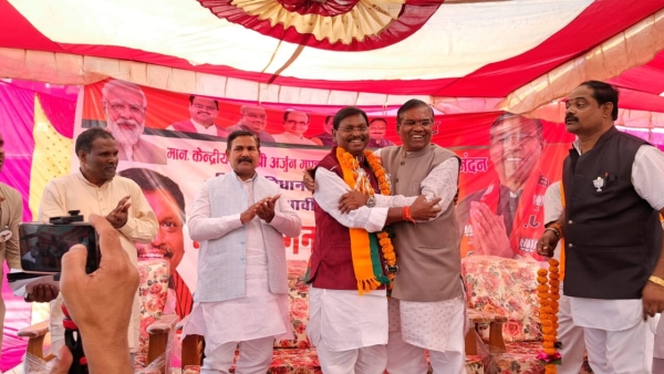 BJP Arjun Mundas Mandla big statement, MP Congress always misled the tribal society