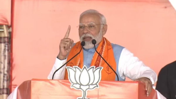 Narendra Modi fiercely attacked Congress in the assembly elections for BJP candidates in Satna