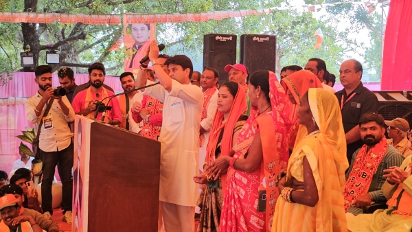 Congress is a government of loot division and lies Jyotiraditya Scindia statement in vijayraghavgarh
