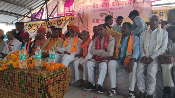 BJPs resolution is a milestone, Congress has lies, Prahlad Singh Patels statement in Biaora, Rajgarh