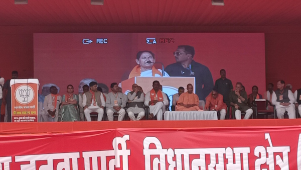 Rajasthan: CM Yogi Adityanath says Congress says Ram and Krishna never existed