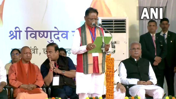 Chattisgarh CM Oath Ceremony LIVE