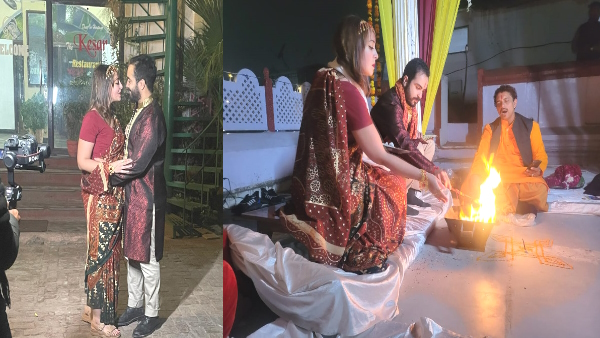 French couple got married as per Hindu customs in agra 