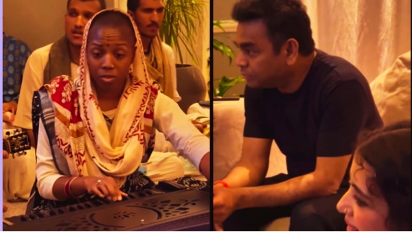 AR Rahman Enjoys Hare Krishna Kirtan