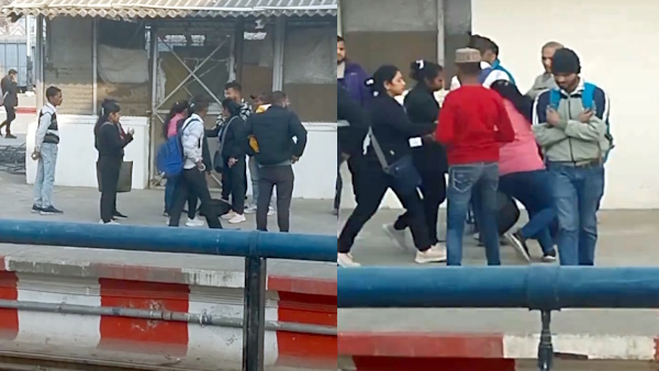 video of TTEs beating up a female passenger at Bareilly Junction went viral 