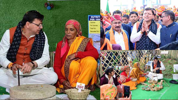 CM Pushkar Singh Dhami unique style, lent a helping hand to women self-help groups boosted morale 