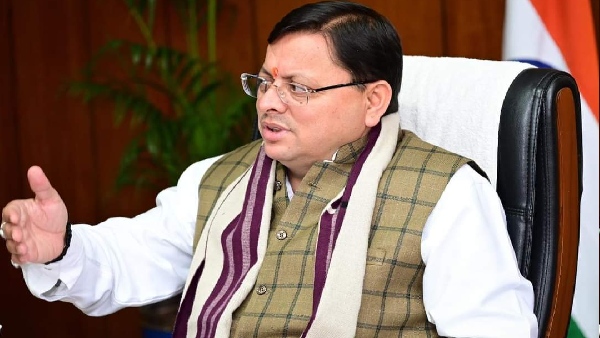 CM Pushkar Dhami in meeting