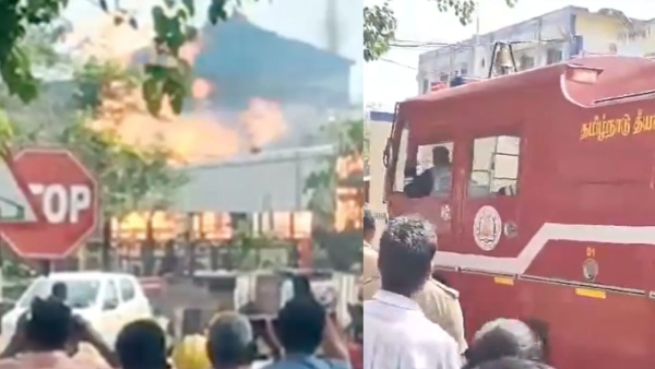  IOCL Plant Boiler burst in Chennai Tondiarpet