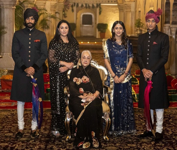 Rajasthan Deputy CM diya kumari with family 