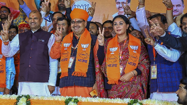 Diya Kumari and Prem Chand Bairwa