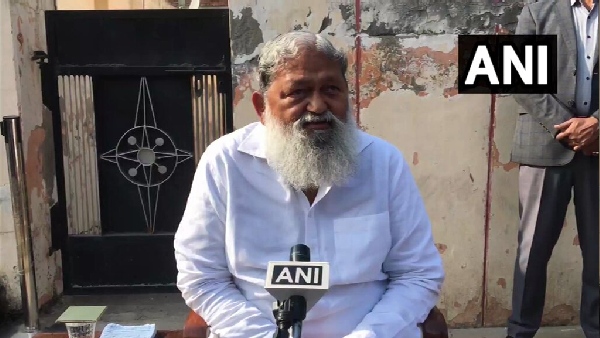 Haryana Home Minister Anil Vij Haryana Home Minister Anil Vij