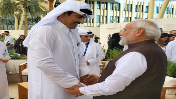 PM Modi meets Qatar Emir: