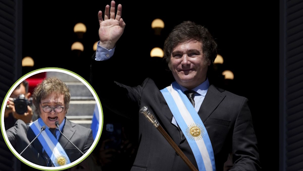 Javier Milei sworn Javier Milei sworn