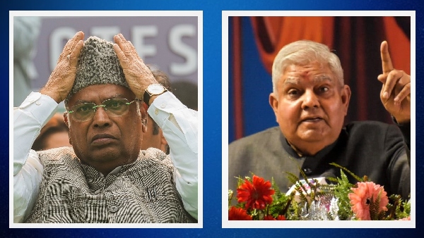 Jagdeep Dhankhar Mallikarjun Kharge