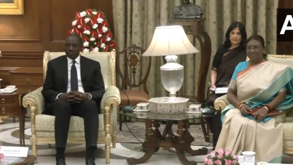 राष्ट्रपति द्रौपदी मुर्मू ने डॉ. रुटो के सम्मान में दिया भोज