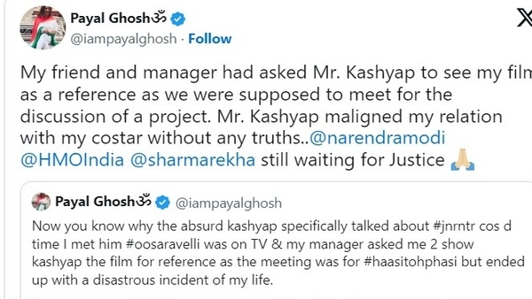 Anurag Kashyap and Payal Ghosh,