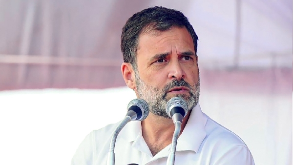 Rahul Gandhi plane not get permission Navy airport 