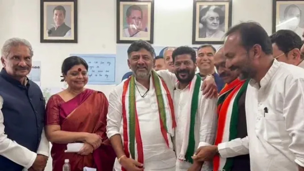 कांग्रेस प्रतिनिधिमंडल ने सरकार बनाने का दावा किया पेश