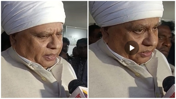 Congress MLA Phool Singh Baraiya, who won election from Bhander, will blacken his face on December 7