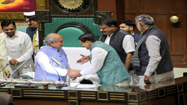 Narendra Singh Tomar became 15th Speaker of MP Assembly, won the election from Dimani Assembly seat Narendra Singh Tomar became 15th Speaker of MP Assembly, won the election from Dimani Assembly seat