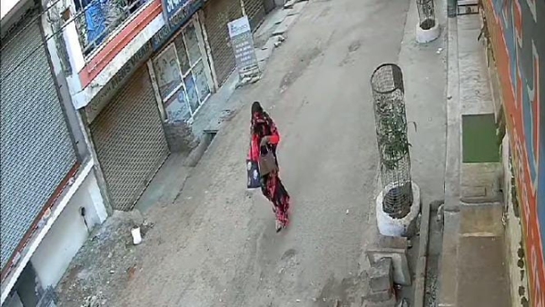 CCTV footage revealed, Gwalior Bahodapur police shocked, teenager seen in the guise of Radha CCTV footage revealed, Gwalior Bahodapur police shocked, teenager seen in the guise of Radha