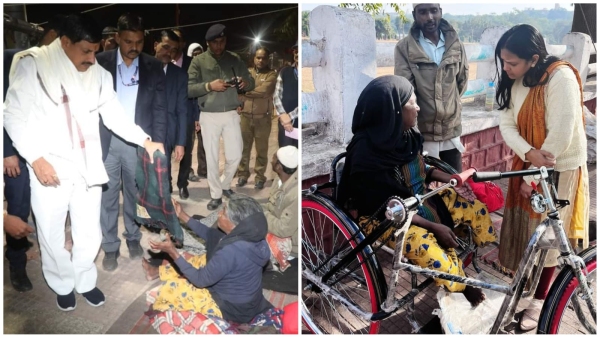 Effect of CM Mohan Yadavs instructions visible in 24 hours, tricycle given to Budhni Saira Banu