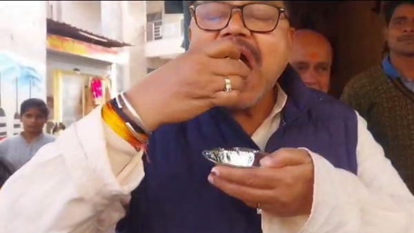 Minister Pradyuman Tomars statement on division of departments, enjoyed Golgappa on the road