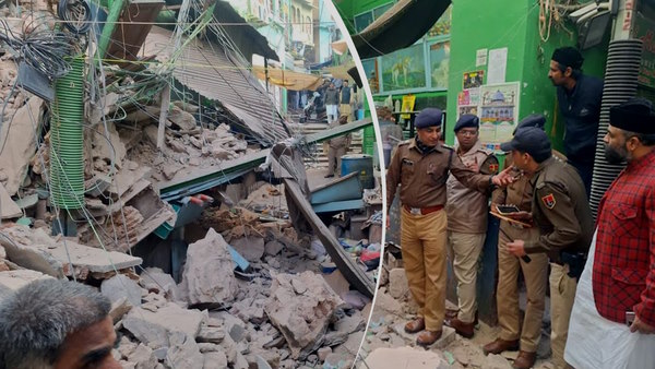 Building collapse Near Ajmer dargah Building collapse Near Ajmer dargah