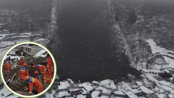 China Landslide Rescue Operation 