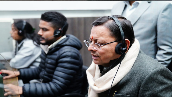  Uttarakhand news pushkar Dhami suddenly reached CM helpline talked public immediate action complain