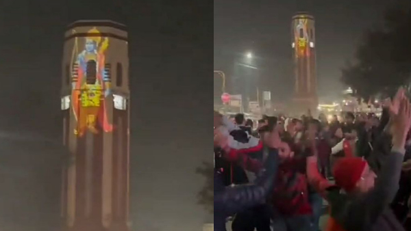 Dehradun news video evening approaches, Ghantaghar filled Ram youth dancing tune bhajans. Dehradun news video evening approaches, Ghantaghar filled Ram youth dancing tune bhajans.