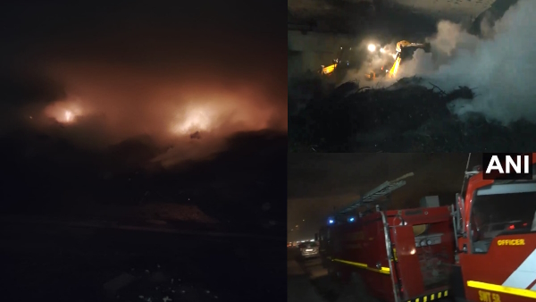 fire broke out in the forests of Central Delhi near Modi Mill flyover