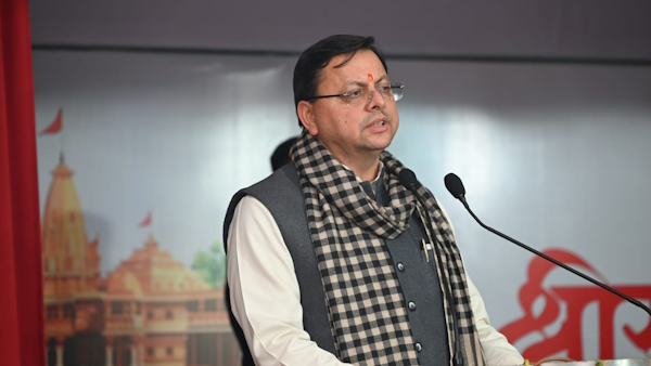 उत्तराखंड के मुख्यमंत्री पुष्कर सिंह धामी