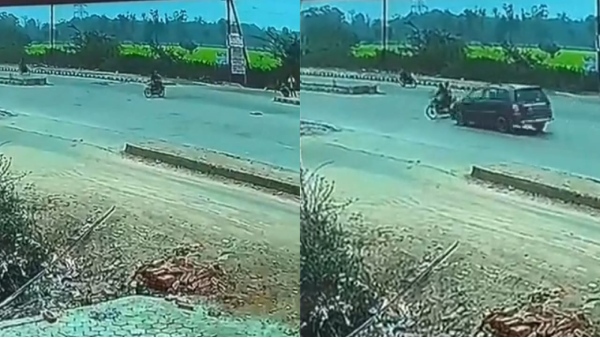 Gwalior hit and run video Gwalior hit and run video