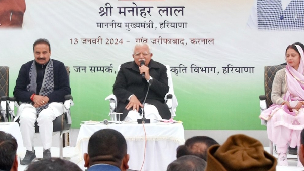 हरियाणा के मुख्यमंत्री मनोहर लाल खट्टर