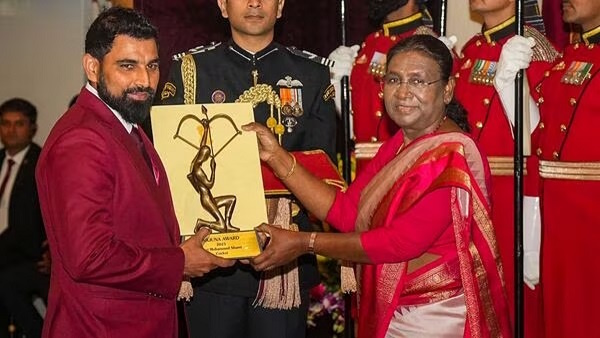 Mohammed Shami received Arjuna Award