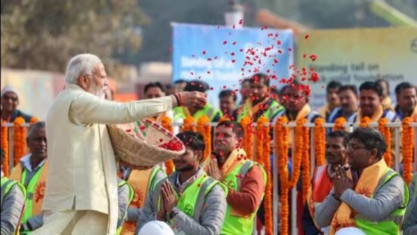 ram mandir inauguration pm narendra Modi tradition of respecting workers