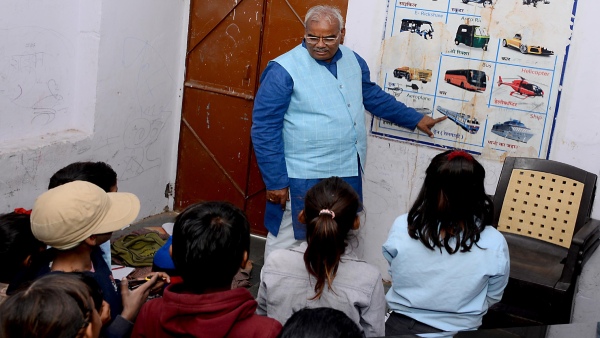 rajasthan-education-minister-madan-dilwar-today-conducted-a-surprise-inspection-of-government-school