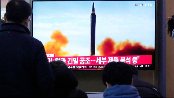 North Korea again fires ballistic missile