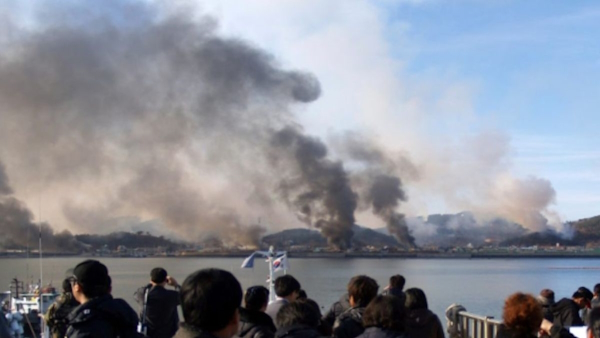 North Korea fires over 200 artillery 